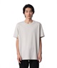 COTTON DOUBLE FACE SLIM FIT S/S TEE(ライトグレー(921)-1)