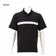 MENS SLEEVE LOGO POLO RELAXED FIT BRG241M49【BRIEFING / ブリーフィング】(BLACK(010)-M)