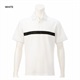 MENS SLEEVE LOGO POLO RELAXED FIT BRG241M49【BRIEFING / ブリーフィング】(WHITE(000)-L)