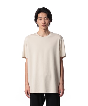COTTON DOUBLE FACE SLIM FIT S/S TEE